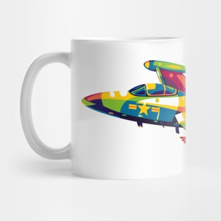 F9F-2 Panther in Pop Art Mug